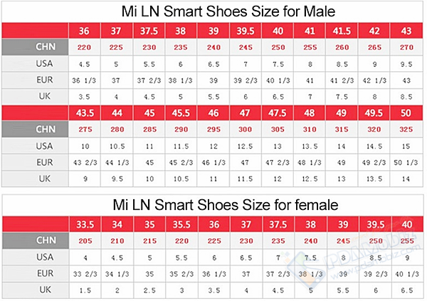 xiaomi-li-ning-smart-shoes-Size-table